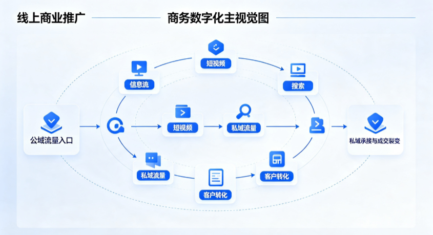 眉山县线上商业推广怎么做？全域流量闭环搭建与低成本转化实战指南